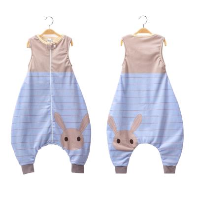 China MICHLEY Blue Stripes QUICK DRY Kids Spring Bunny Kids Sleeping Bag for sale