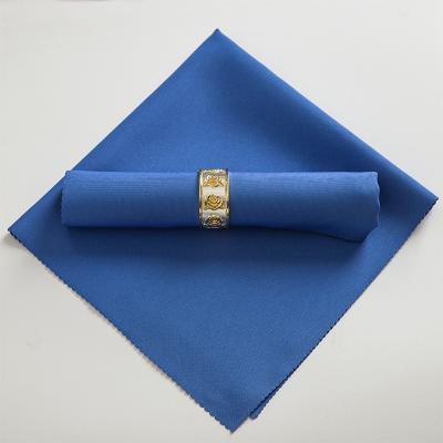 China COOKY.D disposable customized polyester solid color wedding hotel dining napkin stock fabric for sale