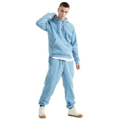 China Wholesale High Quality Breathable Link Customized Jogging Custom Logo Dye Men Tracksuit Hoodies Oversized Sweatshirts Unisex Sweatshirts for sale