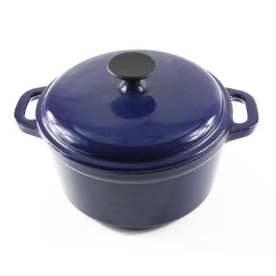 China Sustainable Amazon Sale Kitchen Casserole Hot Pot Enameled Cast Iron Casserole Dish With Lid for sale