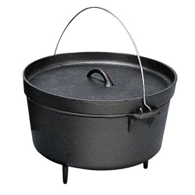 China Sustainable Outdoor Camping Cast Iron Dutch Oven for sale