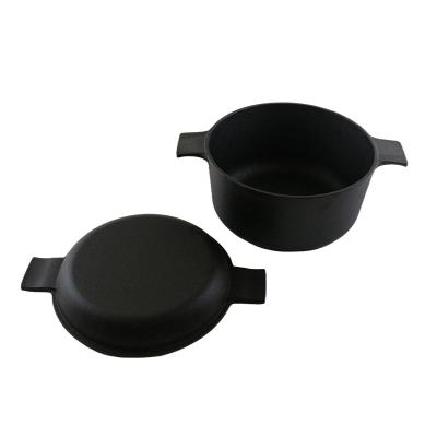 China Sustainable Hot Sale 5Quart Seasoned Double Dutch Cast Iron Oven Set for sale