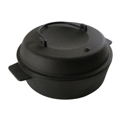 China Sustainable Operable Cast Iron Sweet Potato Roast Pot Baked Dutch Pan Oven for sale