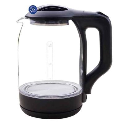 China 360 Degree Base 1.8L Electric Water Heater Hotel Teapot Kettle Tetera Rotating Glass Termoelectrica for sale