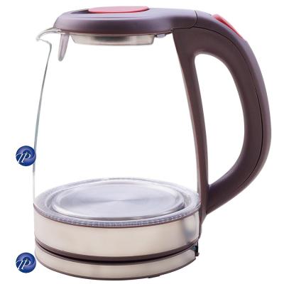 China 360 Coffee Rotation Electric Glass Boiler Water Kettle Base 1.8L Degree Intelligent Milk Kettle for sale