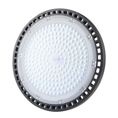 China Newest Design 100 150 Aluminum Indoor Warehouse Industrial 200 Watt UFO LED High Bay Light for sale