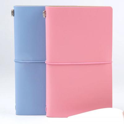 China 2022 Custom Logo Business A5 A6 Cover PU Leather Notebook Promotional Work Planner Budget Hardcover Diary Notebook for sale