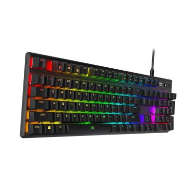 China 6 Modes and 3 Levels High Quality Black Cooling LED Glow RGB Wired Desktop Keyboard with Light for Office Working for sale