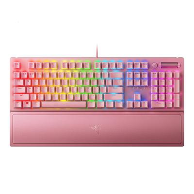 China New Arrival Razer BlackWidow V3 Normal Colorful Mechanical Pink USB Wired Ergonomic Gaming Keyboards Yes for sale