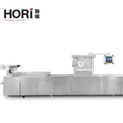 China LT-520 Continuous Automatic Food Stretch Packaging Machine Sausage Seafood Vacuum Packing Machine for sale