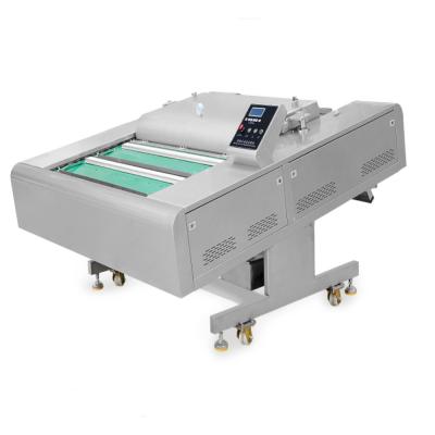 China Energy Saving Double Sealing Machine DZ-1100 Vacuum Packer Automatic Continuous Rolling Vacuum Sealer for sale