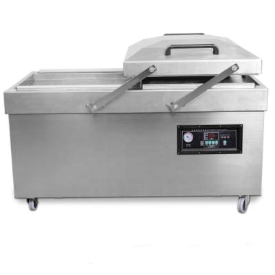 China DZ-500 2SB3 Food Double Chambers Vacuum Sealer Machine Kitchen Commercial Food Vacuum Packing Machine for sale