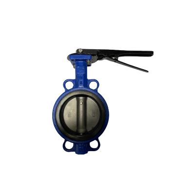 China General dn50Quick handle manual clamping center butterfly valve D71X-16 for sale