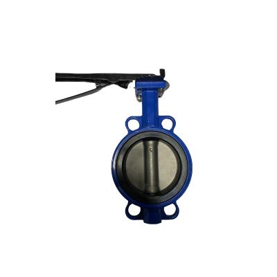 China General D71X-16Q Handle wafer butterfly valve made of ductile iron material for sale