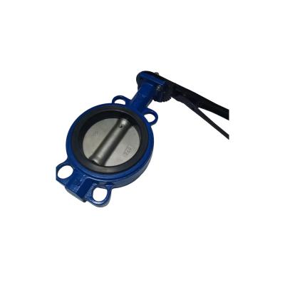 China General D71X-16Q Handle wafer butterfly valve made of ductile iron material for sale