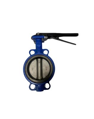 China General DN50 Handle clamp type carbon steel butterfly valve DN100DN150 for sale