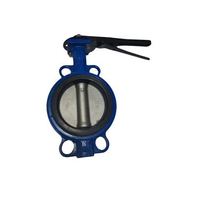 China General Ductile iron wafer handle butterfly valve Q71X-16C for sale