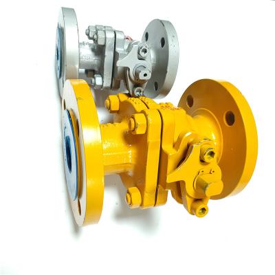 China General Forged Steel Double Row Double Release Ball Valve With Handle for sale