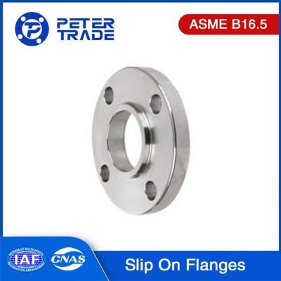 Cina ANSI/ASME B16.5 Flange Acciaio al carbonio A105 Forgiato Slip On Flanges Classe 900LB Faccia sollevata Per l'industria chimica in vendita