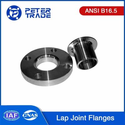 China ASME B16.5 Kohlenstoffstahl A105 1/2' bis 24' Lap Joint Flange Welding LJRF Klasse 600LB für Öl- und Gasleitungen zu verkaufen