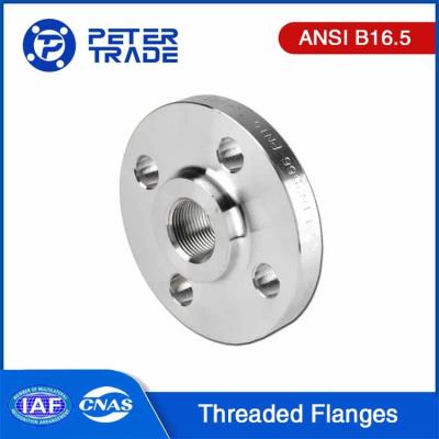 China ASME B16.5 Clase 600LB Flanges roscados de acero inoxidable con cara elevada THRF 1/2' a 24' de pulgada para la industria del petróleo y el gas en venta