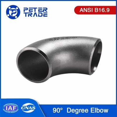 Cina ASME B16.9 Acciaio al carbonio ASTM A234 WPB Pipe adattabili a 90 gradi gomito 1/2' a 48' INCH in vendita