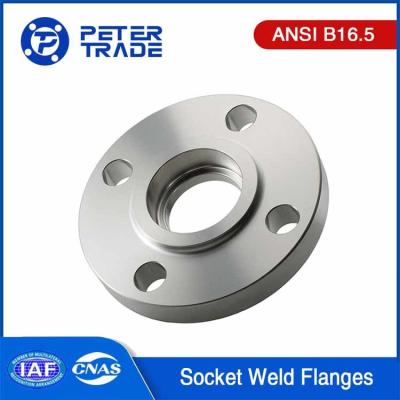 China A105 ASME B16.5 Standard Carbon Steel Socket Weld Flanges SW Geheven gezicht NPS 1/2' tot NPS 24' Klasse 600LB Te koop