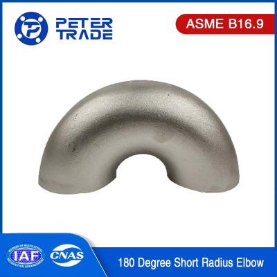 China ASME B16.9 Roestvrij staal 304 306 Pipe Fitting 180D Short Radius Elbow Return OEM OBM Te koop