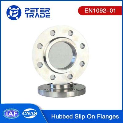 China EN1092-01 PN25 TYPE 12 Kohlenstoffstahl und Edelstahl Hubbed Flanges zu verkaufen