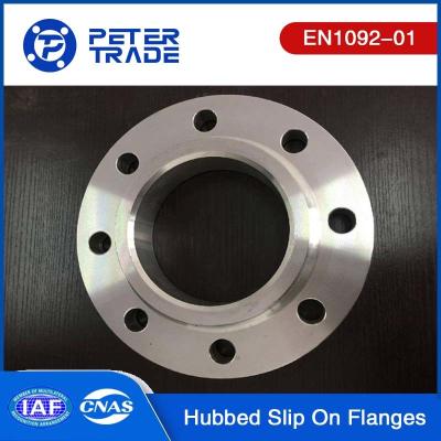 China PN 10 Kohlenstoffstahl A105 A420 A350/Edelstahl SS304 316 Hubbed 3 Inch Slip On Pipe Flange zu verkaufen