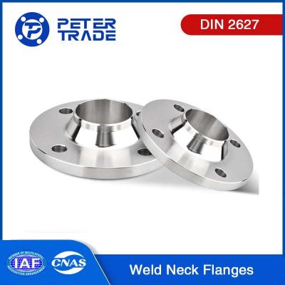 China DIN 2627 Forja de flanges de pescoço de solda de aço carbono e aço inoxidável WNRF PN400 para fins industriais à venda