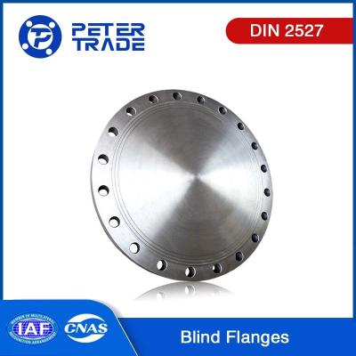 Cina DIN 2527 Alta pressione PN 100 Acciaio al carbonio/acciaio inossidabile A105 A350 LF2 A182 F304 316 Flange cieca BLFF DN 10 - 350 in vendita