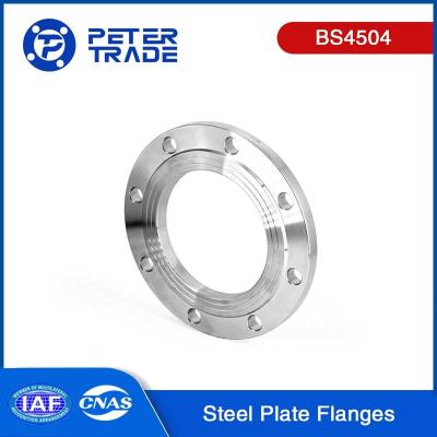 Cina BS4504 Acciaio al carbonio PN25 Pipe Plate Flange Acciaio al carbonio A105/ Q235/ A350 LF2 A420 PLRF DN10 - DN2000 in vendita