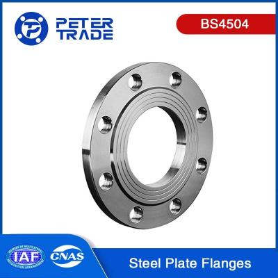 China BS4504 CODE101 A105/Q235 PN10 Holzflansche aus Kohlenstoffstahl Flansche aus Platten DN10 - DN3000 für Rohrleitungen zu verkaufen