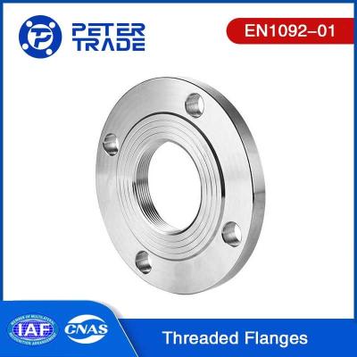 China Flanges roscados de acero al carbono de 3 pulgadas EN1092-01 Tipo 13 PN10 para aplicaciones de plomería / HVAC en venta