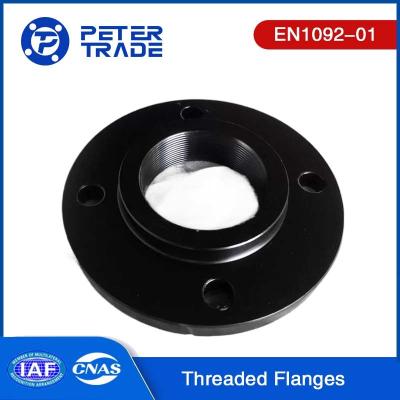 China EN1092-01 PN6 TÍPULO 13 DN 10 a DN 300 Acero al carbono A105 Frenos roscados de cara elevada THRF para sistemas de tuberías industriales en venta