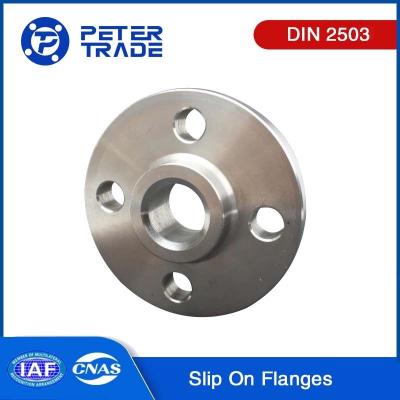 Cina DIN 2503 PN40 CS SS Slip On Flat Face Flange SOFF Acciaio al carbonio e acciaio inossidabile Slip On Flanges per idraulici in vendita