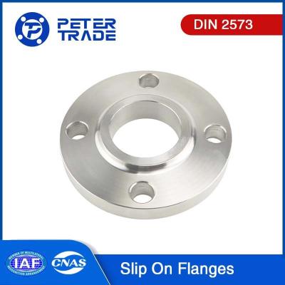 China DIN 2573 Raised Face Slip On Flanges Carbon Steel PN 6 ASTM A105 SORF Flanges for Industrial Applications for sale