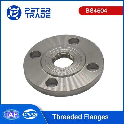 Chine BS4504 Flanges filetées en acier au carbone ASTM A105 2 pouces Flange de tuyau fileté PN 40 pour l'industrie pétrolière et gazière à vendre