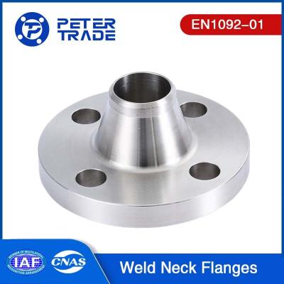 China EN1092-01 Weld Neck Pipe Flange WNRF Flange PN2.5 Carbon Steel Weld Neck Flange A105 TYPE 11 for Industry Applications for sale