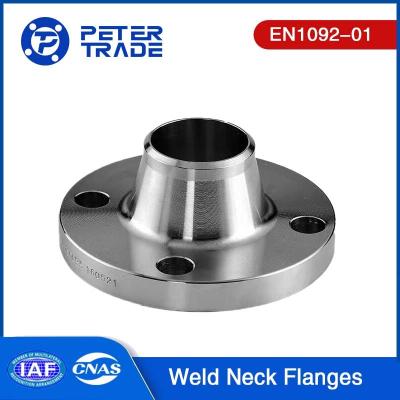 China En1092-01 Flange de cuello elevado PN 320 Flange de cuello de soldadura de acero al carbono/Cuello de soldadura de flange para tratamiento de agua/uso químico en venta