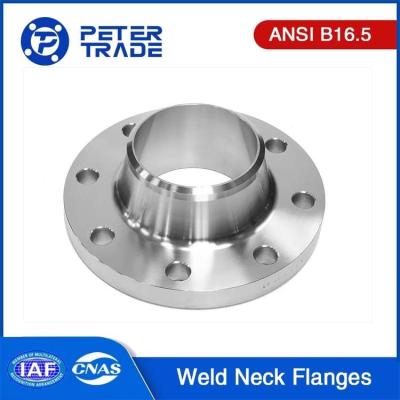 China ANSI B16.5 Class 150 Carbon Steel Weld Neck Flanges A105 WNRF Raised Face and Flat Face for sale