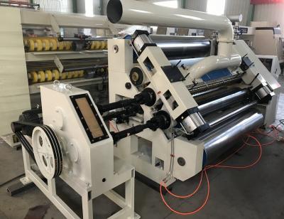 China 1400mm-1800mm Single Facer SF-280 Fingerless Corrugated Cardboard Machine / corugated box making machinery for sale