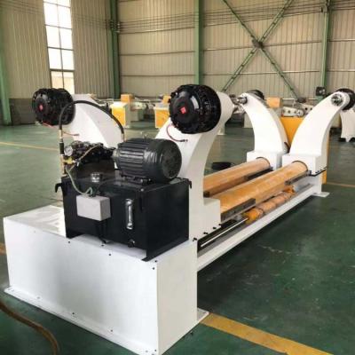 China 800mm-2000mm hydraulic shaftlass mill roll rack machine box make corrugated cardboard for sale