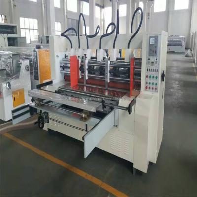 China New Food Condition & Auto Grade / Corrugated Thin Cardboard Blade Slitter / Auto Feeder Marker Machine for sale