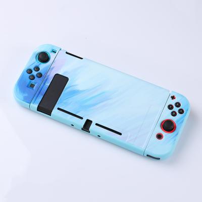 China Protective Case Morandi Watercolor TPU Soft Protective Case For Nintendo Switch for sale