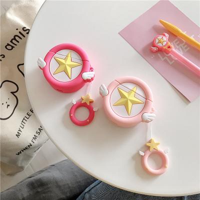 China Protable Magic Circle Cardinal Sakura Silicone Protective Soft Shell Case for Airpods 1 2 3 pro for sale