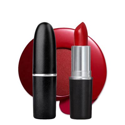 China Wholesale Silky Vegan Waterproof Matte Red Ingredients Lipstick Waterproof Matte Lipstick Cruelty Free Private Label Makeup for sale