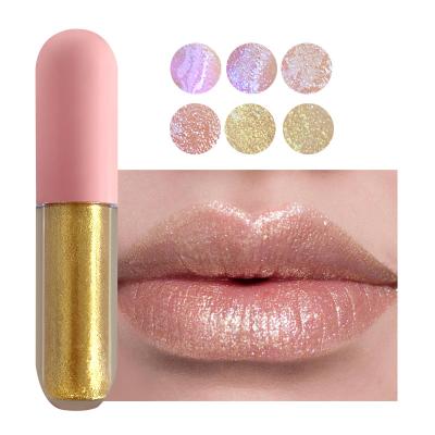 China Custom Logo Private Label Vegan Labial Lip Gloss Waterproof Lip Gloss Moisturizer Velvet Matte Mini Vegan Lip Gloss for sale