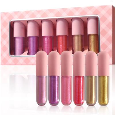 China Waterproof Lip Gloss Tubes Filling Vegan Labial Matte Mini Lip Gloss Private Label Lip Gloss Custom Logo Labial Waterproof Botol Lip for sale